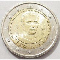 Italy, 2 euro 2017 - Titus Livius UNC+ alloy