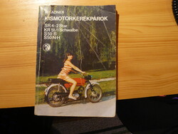 Kismotorkerékpárok c. könyv Simson javítás