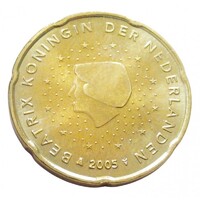 Hollandia,20 eurocent 2005 aUNC+ ötvözet