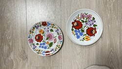 Original Kalocsa Porcelain Wall Decor Plate Pair 2pcs