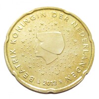 Hollandia,20 eurocent 2013 aUNC+ ötvözet