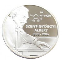 Hungary, Albert Szent-Györgyi - silver-plated proof UNC copper from the Nagy Magyarok series