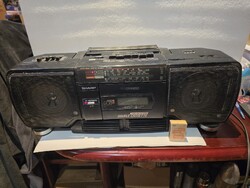 Retro Deadly Sharp WQ-T238H Double Cassette Walkman Boombox