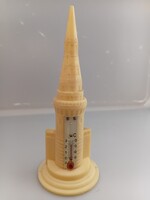 Retro CCCP Bakelite / Bakelite Kremlin Tower Thermometer