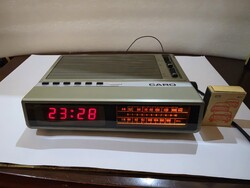 Retro Caro Alarm Clock with Eye-catching Terminator Red Display