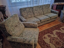 Fabric Upholstered, 3-Piece Sofa Set