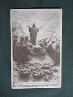 Képeslap,vallás,Domenico Mastroianni szobrász művészet,Jézus,Krisztus élete szobor,1916-