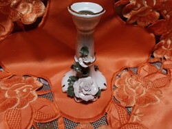 Tabletop Rose Porcelain Candle Holder