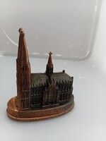 Retro Köln Dóm papírnehezék fém makett
