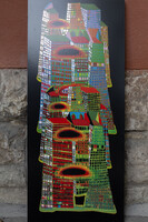 Friedensreich Hundertwasser – Good Morning City – Bleeding Town 686 – nagyméretű művészeti nyomat
