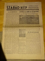 SZABAD NÉP 1947 . 09 . 25 MAGYAR KOMMUNISTA PÁRT LAPJA !! NEW GOVERNMENT !! OLD NEWSPAPER DAILY