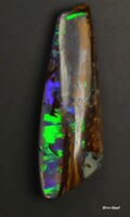 Stunning 12.3 ct Natural Australian Boulder Opal Gemstone with Guarantee, Opal Fossil Pendant!