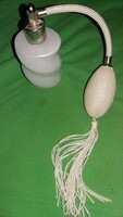 Beautiful pump perfume bottle in Art Deco style, excellent condition as shown in pictures