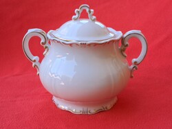 Hollóházi gold filigree sugar bowl for tea set
