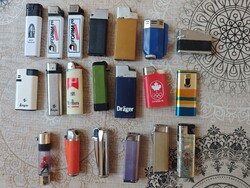 Retro 20 db-os öngyújtó gyűjtemény