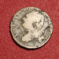 12 Deniers 1792 T Franciaország XVI. Lajos