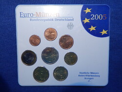 Németország Euró forgalmi sor (1-2-5-10-20-50 Cent, 1-2 Euró) 2005 F (Stuttgart) BU