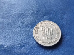 ROMANIA 500 LEI 1999 COAT OF ARMS!