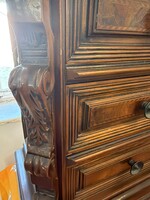 2 Antique Carved Nightstands
