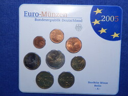Németország Euró forgalmi sor (1-2-5-10-20-50 Cent, 1-2 Euró) 2005 A (Berlin) BU