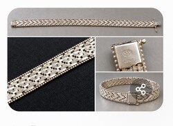 Italian Silver Bicolor Bracelet