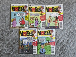 ViccElek humorlap / vicclap – 5 db-os csomag (2016–2019)