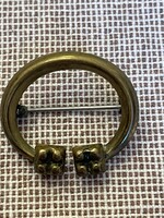 Vintage finn Kalevala Koru bronz bross
