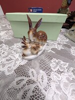 Immaculate Carl Scheidig GRAFE Thal Porcelain Rabbit Family