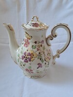 Zsolnay butterfly / butterfly pattern coffee pot, coffee pourer