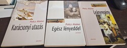 Polcz Alaine: Leányregény.Egész ​lényeddel.Karácsonyi ​utazás. A 3 könyv  5500.-Ft