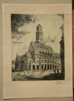 + Josef Steib : Városrészlet 1927 - nagy méret
