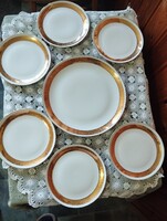 Czechoslovak porcelain dessert set