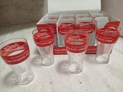 Coca-Cola Glass with Song Lyrics, 12 pcs