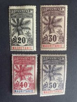 Mauritánia fák 1906 falcos - katalógus érték kb. 50 000 forint