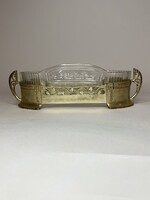 WMF Silver-Plated Tray with Original Cut Crystal Insert!