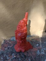 Korall Budha antik.13 cm magas.