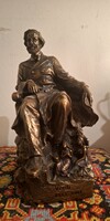 Verdi 1813-1901 bronzírozott szobor