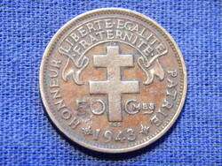 Francia Egyenlítői Afrika 50 Centimes 1943
