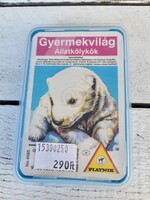 Retro Piatnik Children's World Playing Cards_Animal Cubs