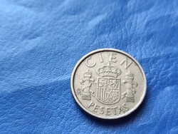 SPANYOLORSZÁG 100 PESETA / CIEN PESETAS 1989 JUAN CARLOS KIRÁLY!