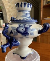 Orosz Gzsel porcelán szamovár
