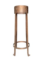 Jugendstil bronz virágtartó állvány