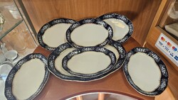 Hollóházi pompadur ll.es serving, fish. Set