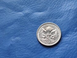 AUSZTRÁLIA 5 CENT 2001 HANGYÁSZSÜN! II.ERZSÉBET IDŐS!