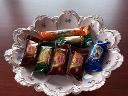 Porcelán asztalközép, Csehszlovák kézi festésű