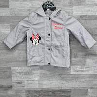 Disney Baby Minnie Mouse Gray Girl Raincoat 86