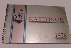 Antik Hartmann Vilmos-féle Papíripari és Papírforgalmi Rt. Budapest. KATALÓGUSA a képek szerint