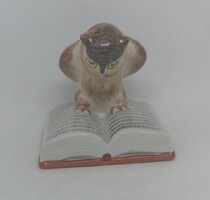 Kispesti porcelán olvasó bagoly!