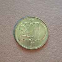 Csehszlovákia 20 heller, 1989