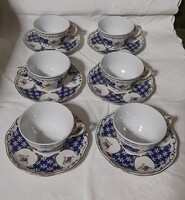 Zsolnay Marie Antoinette kávéscsésze készlet